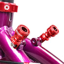 MUQZI 2pcs Bike Pedal Quick Release Buckle Pedal Frame Fixing Base (Red) Newly