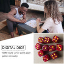 10pcs 16mm Dices Cube Round Corner 6 Sided Party Board Game Playing Games Dic