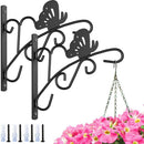 Basket Hooks Pot Decor Plant Bracket Planter Hooks Lantern Hanger Flower Holder