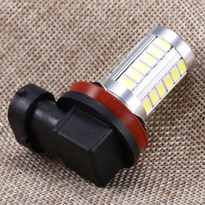 H11 Fog Lights High Power Headlight Bulbs 12V 5630 SMD 6000K White Newly