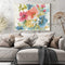 Multi-color Flower Oil Paint By Numbers DIY Frameless Drawing Picture for Adu