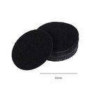 5pcs Fastener Adhesive Tape for Bed Sheet Sofa Carpet Anti Slip Pad (Black)