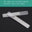 Washable Transparent Nano Polished Glass Nail File Nail Sanding Grinding Shiner