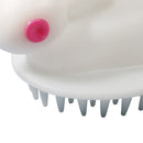 Silicone Head Scalp Massage Brush Shampoo Hair Washing Bath Comb (White) Newly