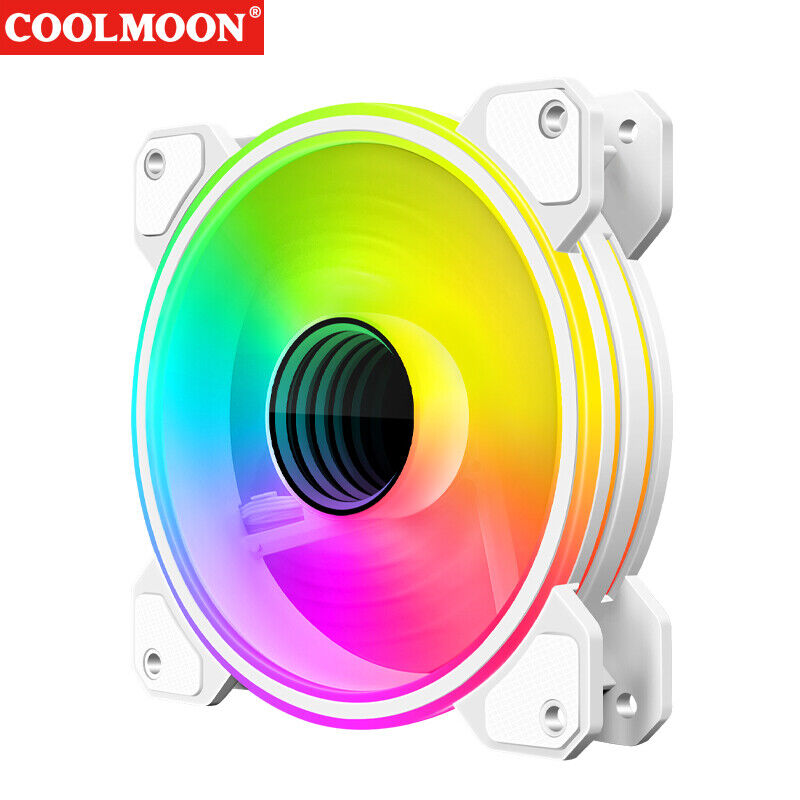 Cooler Silent 4Pin PWM 5V 3Pin ARGB Aura Sync Computer Housing Fan