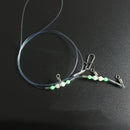 Durable Ball Bearing Luminous Rolling Fishing Swivels Connector Fishing Tackl