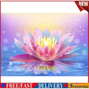 Rhinestone Wall Craft Full Round Lotus Flower Diamond Painting Kit (P0036)