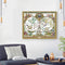 Old World Map Partial Cross Stitch 11CT Cotton Thread Printed Embroidery Kits