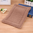 Plush Pet Hamster Cushion Mat Squirrel Blanket Guinea Pig Bed(Light Brown)