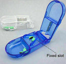 Pill Cutter Splitter Cut Half Storage Compartment Box Medicine B8I6 E8K9 H T3U6