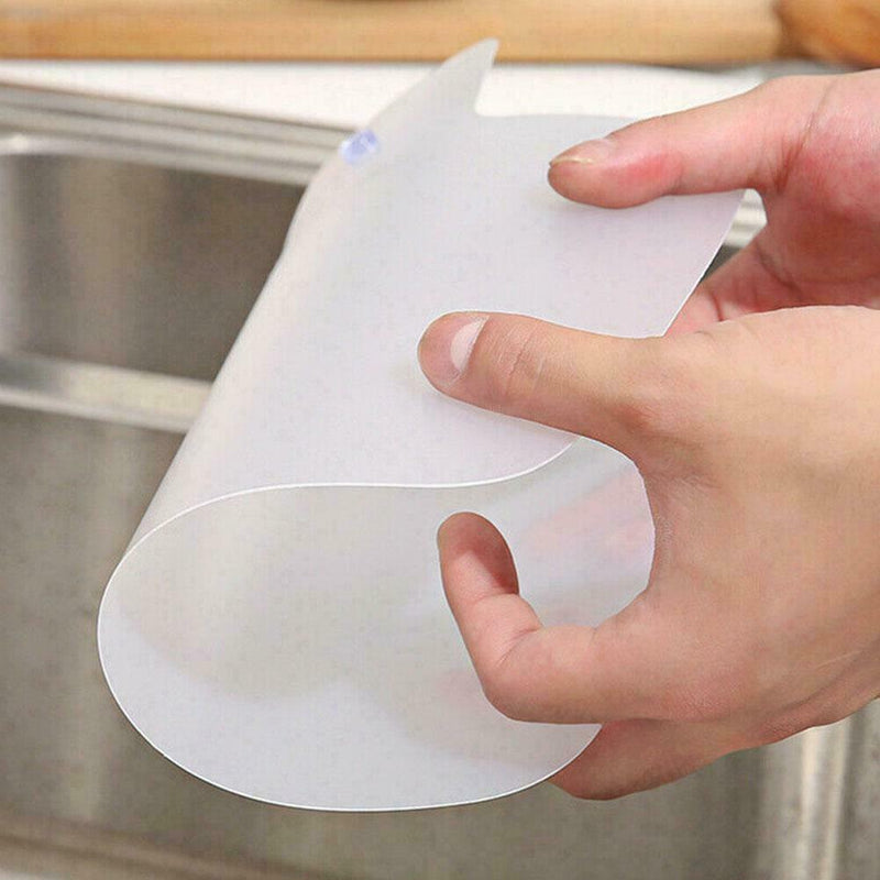 Sink Anti Splash Water Baffle Board Water Guard Splatter Kitchen E6W4