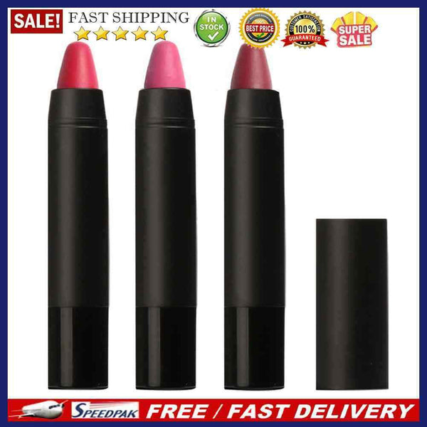 3pcs Matte Silky Lipsticks Set Long Lasting Waterproof Makeup Cosmetics(04)