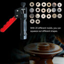 20 Discs Polymer Clay Extruder Craft Gun Sculpey Sculpting Tools Sugarcraft E2A7