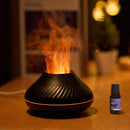 Flame Fragrance Diffuser Portable Flame Air Humidifier for Home Office Yoga Gym