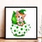 DIY Diamond Painting Part Special Shaped Drill Cat in Cup Rhinestone Modern Art