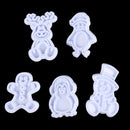 Tool Snowman Cake Decorating Baking Mould Christmas Biscuit Mold Cookies Cutter