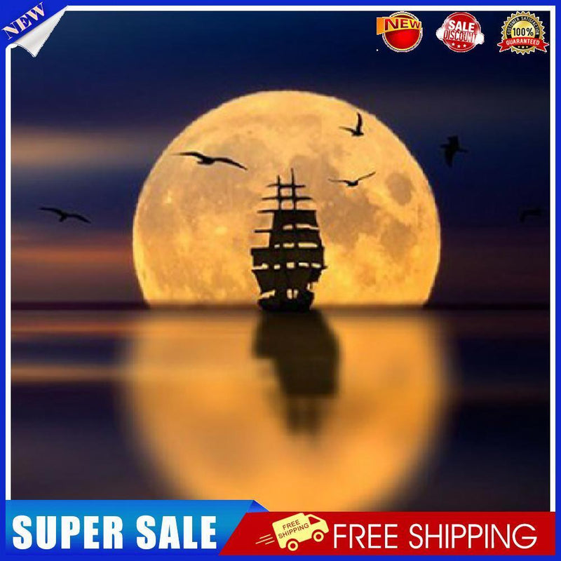 5D DIY Diamond Painting Full Drill Rhinestone Tree Moon Embroidery (K966)