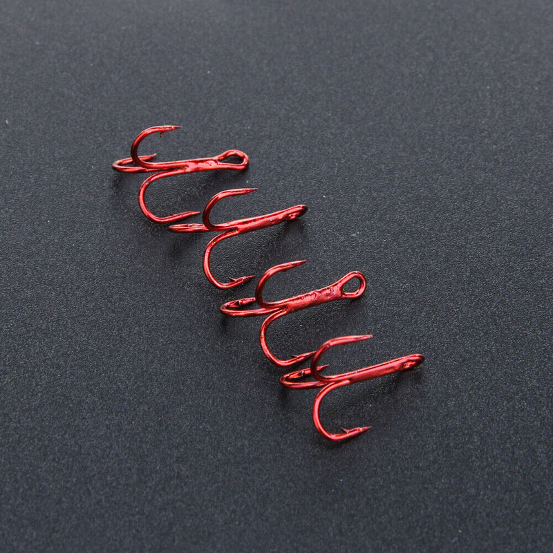 20pcs Barbed Crank Sharp Fishing Hooks Pesca Tackle with 3 Anchors Newly