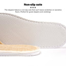 SPA Slippers - Unisex Soft Slippers Comfortable Closed Toe Washable Slippers