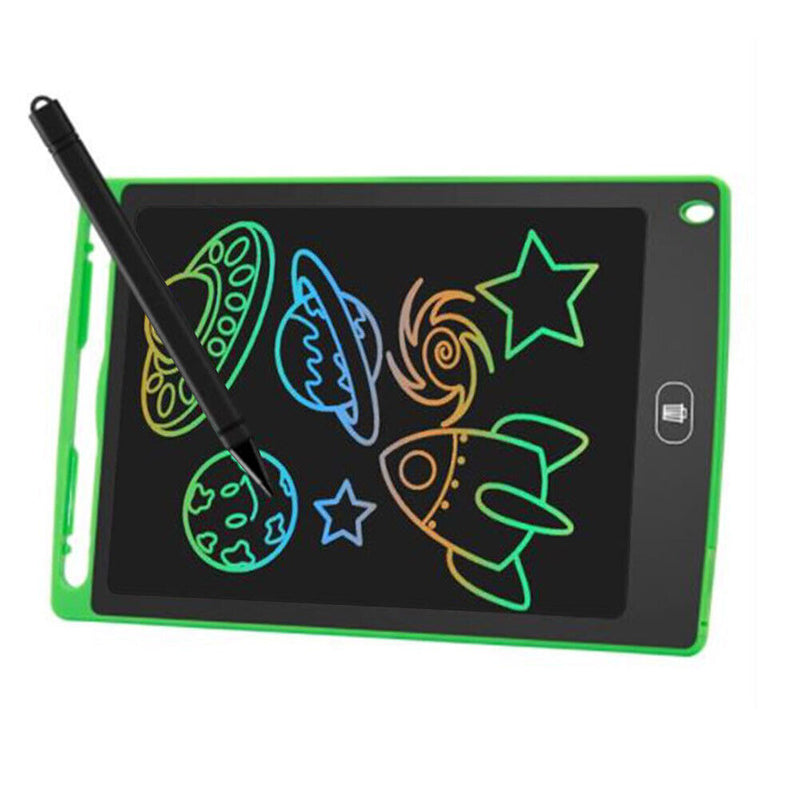 8.5in LCD Digital Writing Tablet Portable Drawing Board (Colorful Green)