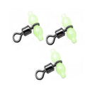 20x Luminous 3 Way Fishing Rolling Swivels Fishhook Lure Line Connector (2)