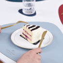 Leather Placemats Coasters, Non Slip Waterproof Heat-Resistant Place Mat Coas