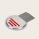 Stainless Steel Density Teeth Hair Lice Comb Dust Free Brush (Red) Newly