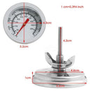 Oven Temperature Chart BBQ Thermometer Oven Temperature Gauge Smoker Grill Meat