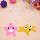 Snowvirtuos 4pcs Sea Star Metal Cutting Tools Stencils DIY Scrapbooking