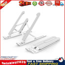 Laptop Support Holder Foldable Notebook Tablet Cooling Stand (White) Newly