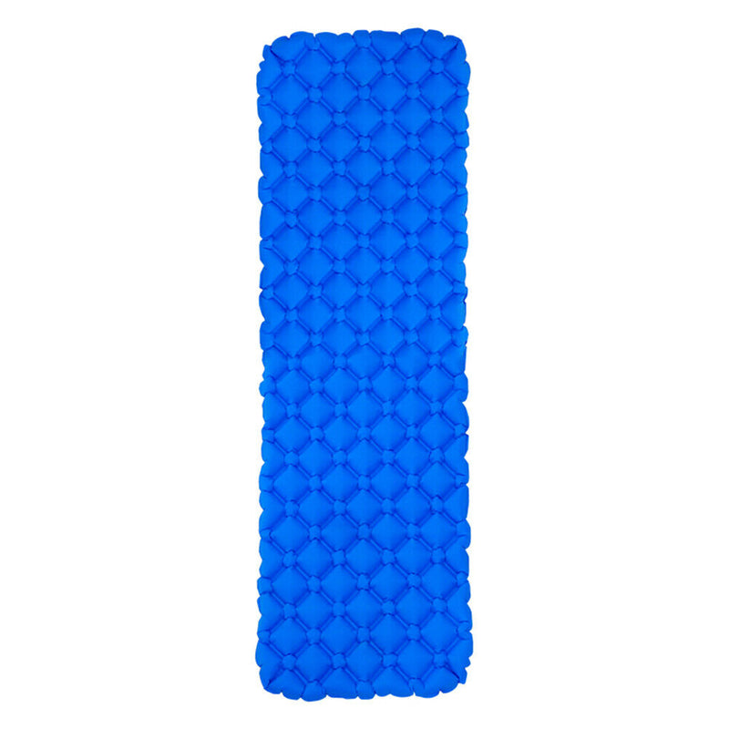 Tent Camping Mat Inflatable Hiking Portable Travel Sleeping Pad (Navy Blue)