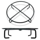 Outdoor Portable Mini Stove Rack Iron Stand Stove Bracket Camping Black R3 E6B4