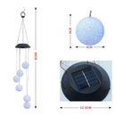 Colour Changing Hanging Wind Chimes Solar Powered LED Lights Outdoor Garden N8V7