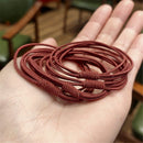 Random Color Gift Concise Women Girl Hair Tie Rope 4 in 1 Hair Ring High Elastic