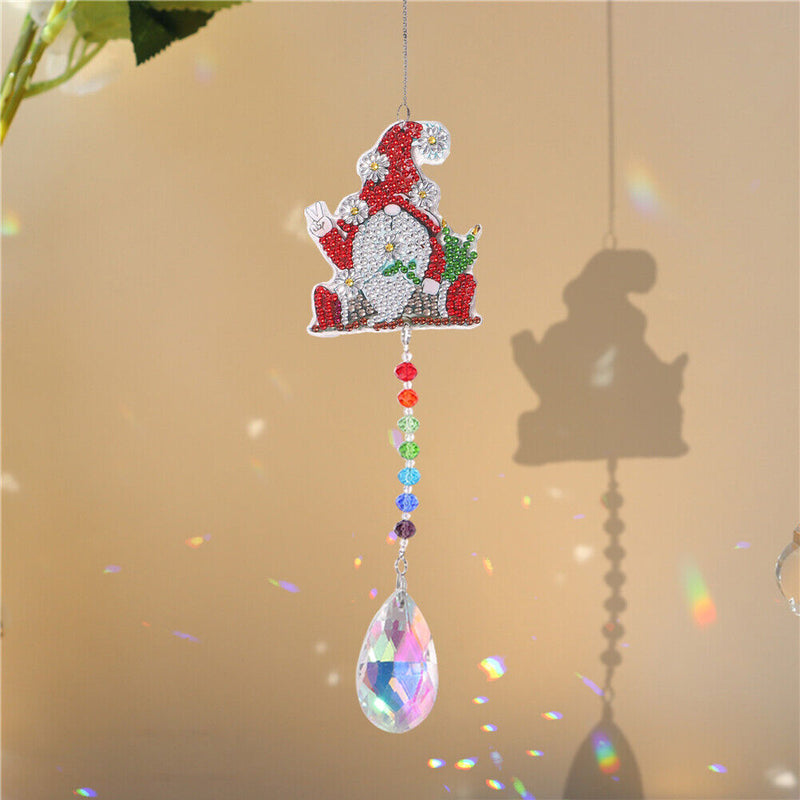 Diamond Painting Wind Chime 5D Crystal Dream Light Catcher Pendant (AA901) Newly