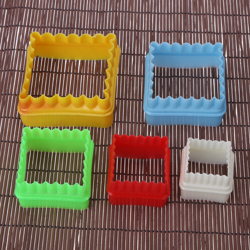 1 set Cookies Cutter Frame Cake Mould DIY Star Tree Round Heart Flower Mold