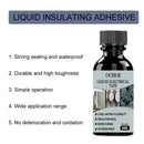 Waterproof UV Protection Liquid Insulation Insulating Glue (Black 30ml)