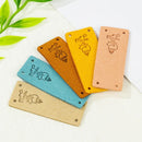 Sewing Crafts Handmade Hats Bags Fiber Leather Tags With Love Labels Label