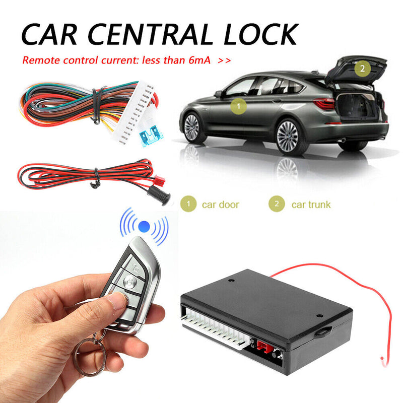 Car Remote Central Door Lock Kit Auto Keyless Entry Alarm System 405/T304 Newly