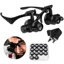 Portable 2.5X/4X/6X/8X/10X Lens Magnifying Glasses Eyewear Identification