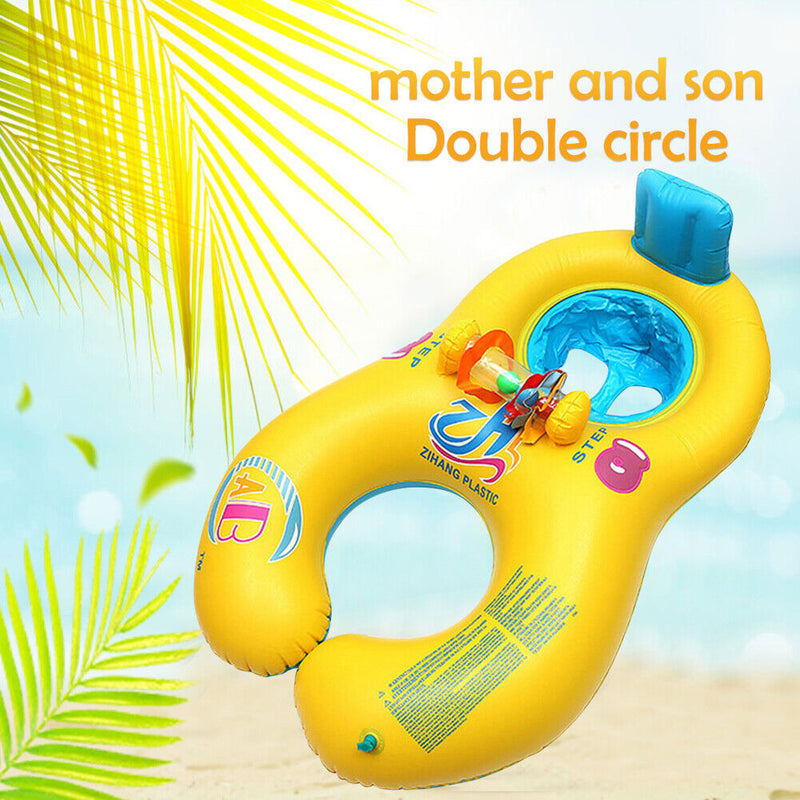 Baby Pool Float Inflatable Mommy Me Swim Float Swimming Pool Accessories