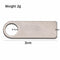 EDC Multi Tool Keyring Pendant DIY Name Tag Titanium Plate Anti-Lost Pet