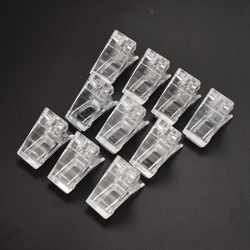 10pcs Quick Building Mold Nail Tips Clip Finger Extension UV Gel Builder Newly