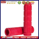 Soft BMX MTB Cycle Mountain Bicycle Bike Handle bar Rubber End (red)