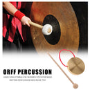21cm Hand Gong Copper Cymbals with Wooden Stick for Band Rhythm Kids Music