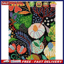 28x34cm DIY Flower Stamped Cross Stitch Kit 14CT 2 Strands Needlework Wall