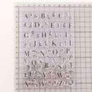 Letter Alphabet Cookie Cutter Embosser Stamp Sticky Tools Decorating G3F9