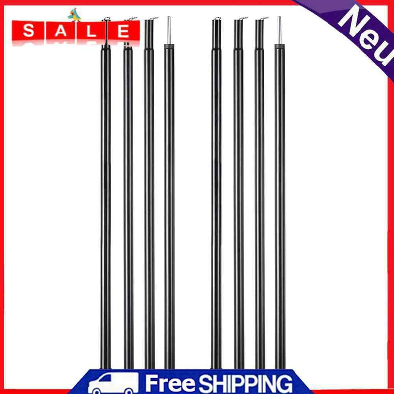 6.6ft Tent Awning Pole Folding Iron Tube Canopy Rod Outdoor Camping? Accessories
