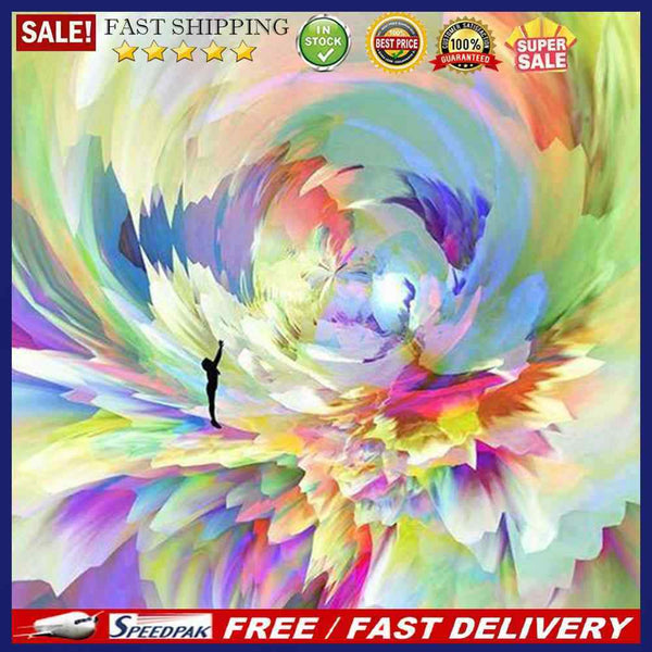 Abstract Flower Oil Paint By Numbers Kits DIY Art Home Decoration Gift Unfr