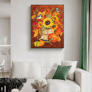 Frameless Oil Paint By Numbers DIY Barrel Bird Picture Craft Kit for Bedroom